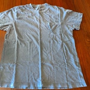 RVCA Light Grey Pigment Dyed Tee